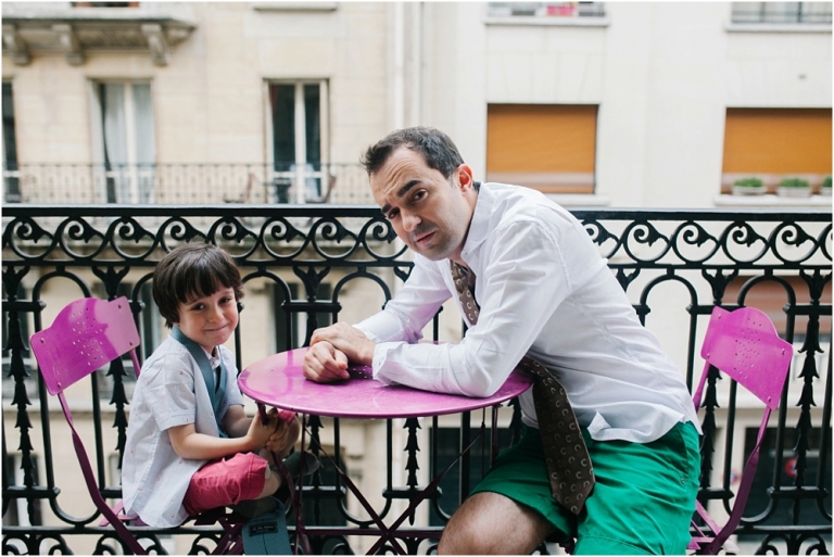 Séance photo famille à domicile 17e arrondissements Paris