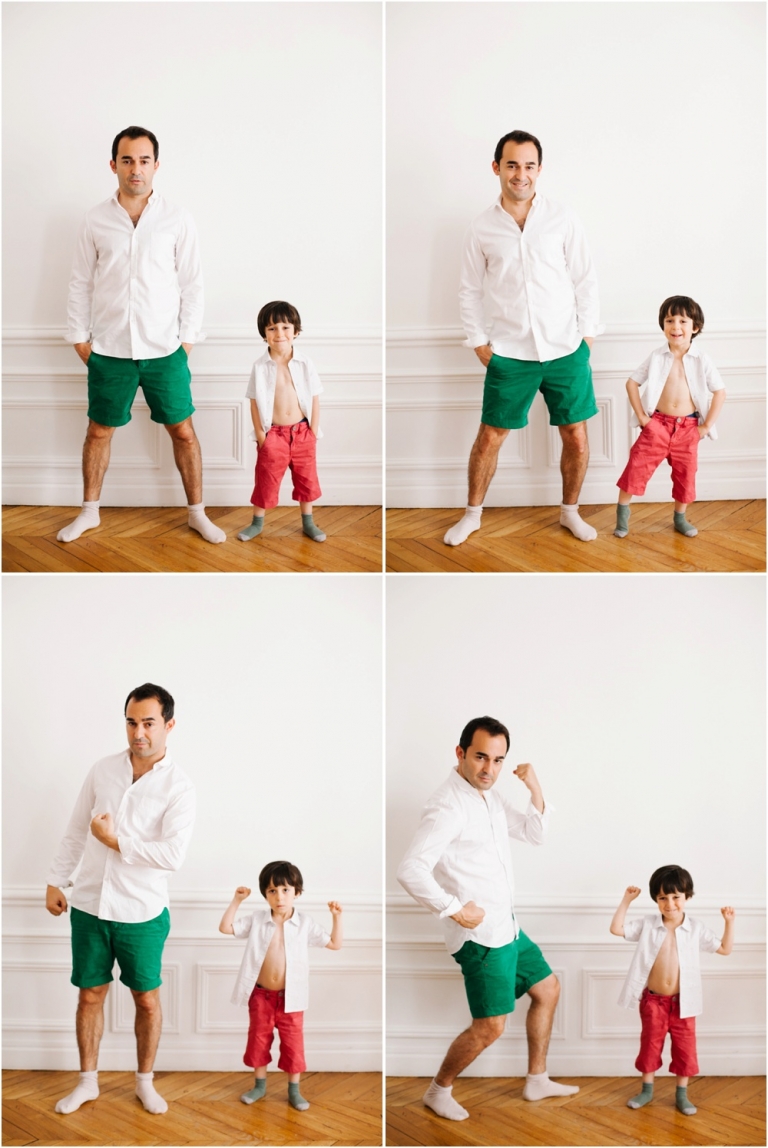 Séance photo famille à domicile 17e arrondissements Paris