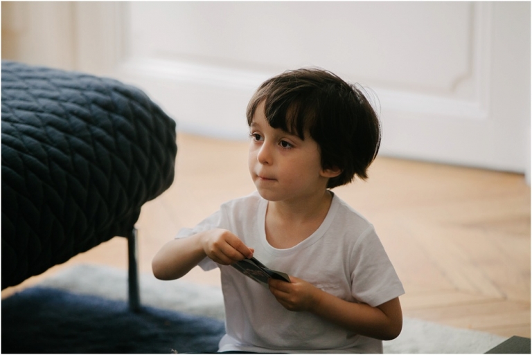 Séance photo famille à domicile 17e arrondissements Paris