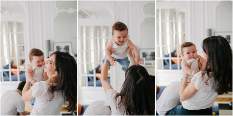 Séance photo famille à domicile 17e arrondissements Paris