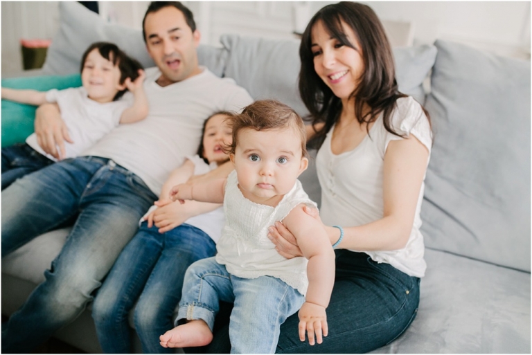 Séance photo famille à domicile 17e arrondissements Paris