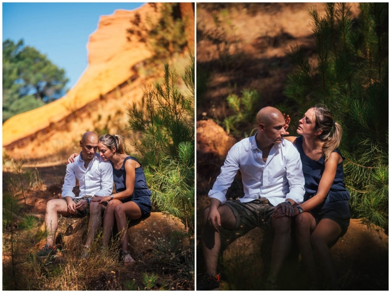 seance photo engagement roussillon