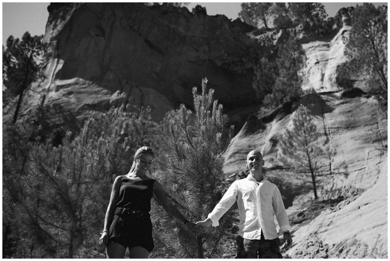 seance photo engagement roussillon