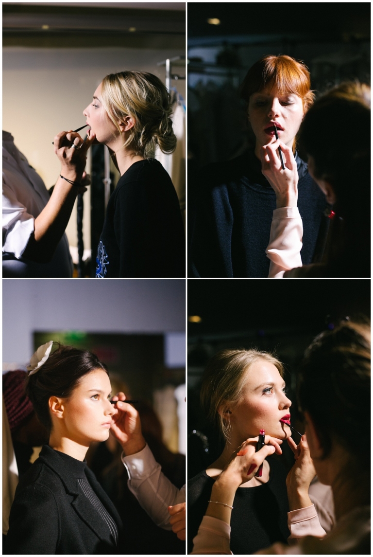 photographe backstage défilé mode