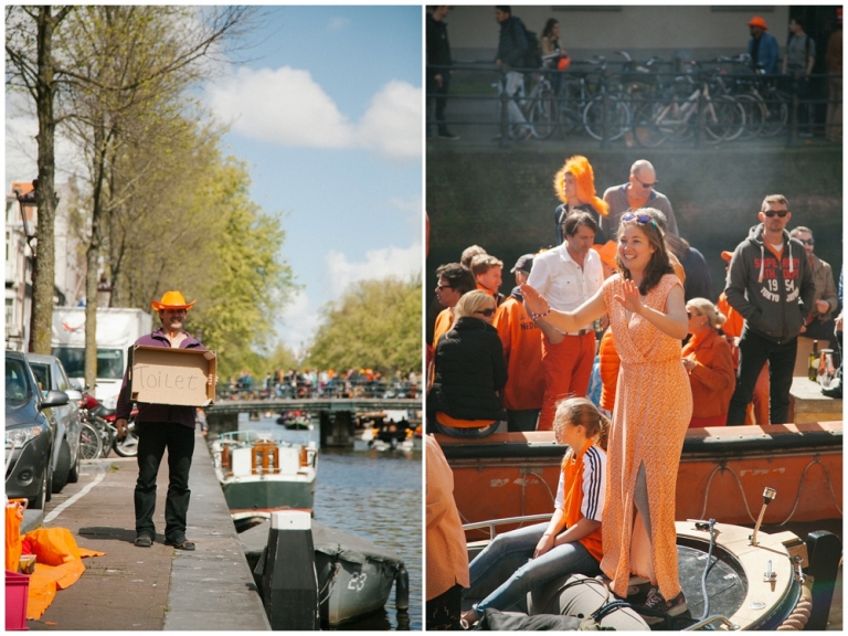 Roadtrip à Amsterdam King's day  