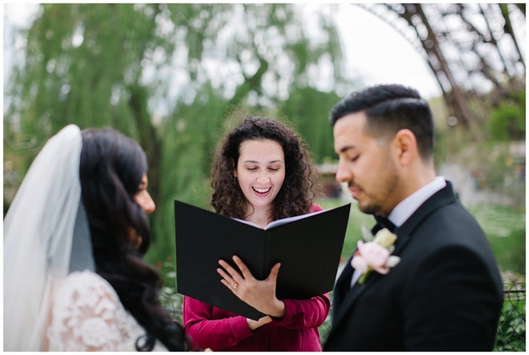 Elopement à la tour Eiffel