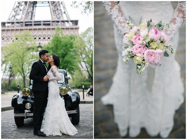 Elopement au pied de la tour Eiffel