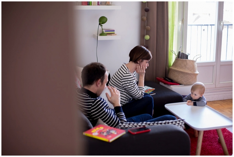 Séance photo famille à domicile 11e arrondissements Paris 