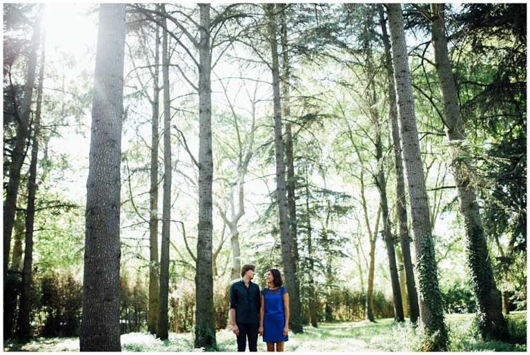 Seance engagement au Parc Floral - Paris