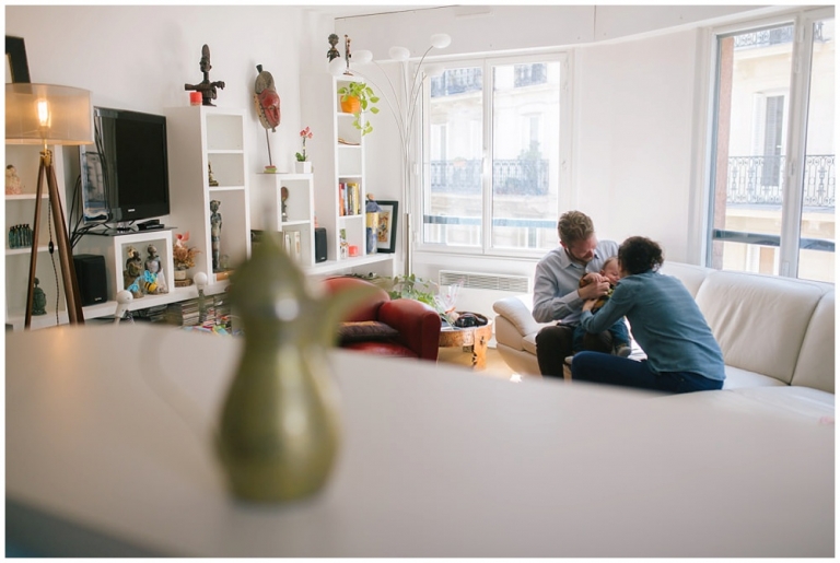 Séance photo famille à domicile 9e arrondissements Paris