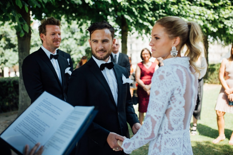 Elopement au Jardin des tuileries Paris