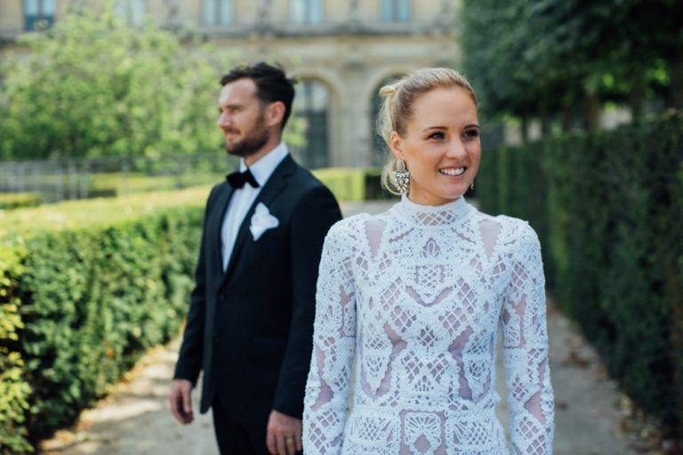 Elopement au Jardin des tuileries Paris