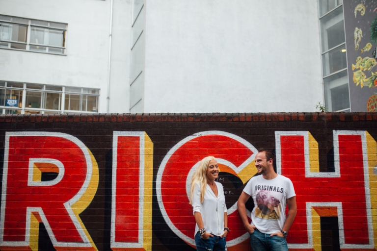 Séance engagement à Shoreditch - Londres