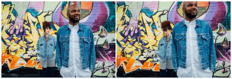 Seance couple à Shoreditch, London 