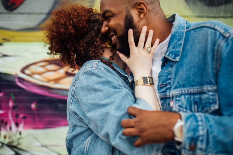 Seance couple à Shoreditch, London 