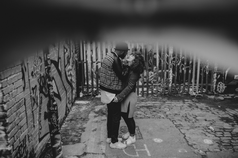 Seance couple à Shoreditch, London 