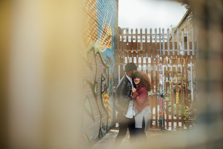 Seance couple à Shoreditch, London 