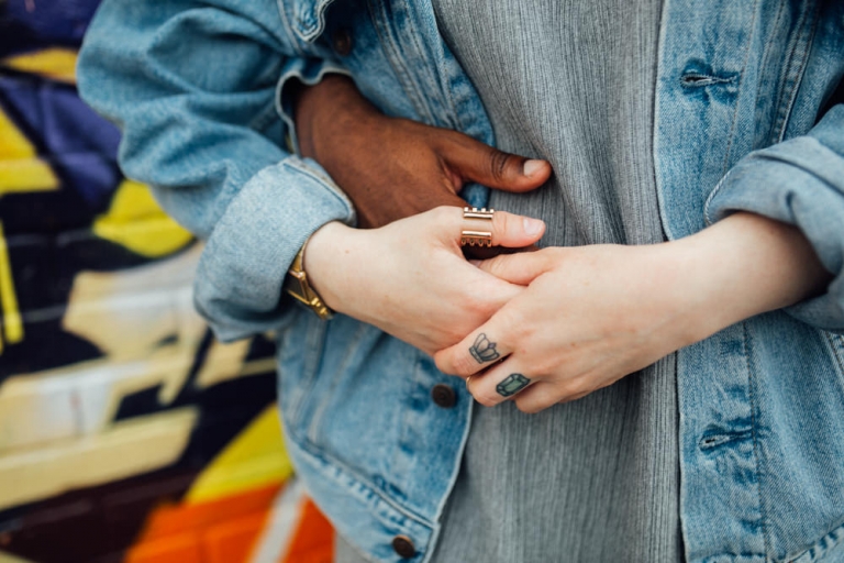 Seance couple à Shoreditch, London 