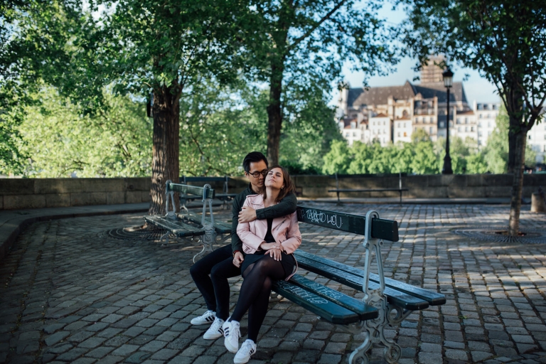 Photographe engagement île Saint-Louis