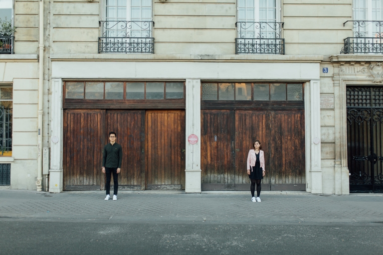 Photographe engagement île Saint-Louis