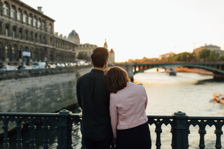 Photographe engagement île Saint-Louis