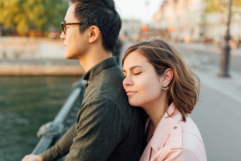Photographe engagement île Saint-Louis