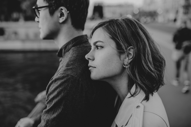 Photographe engagement île Saint-Louis