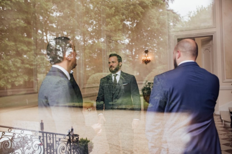 Modern chic wedding, Santeny, France