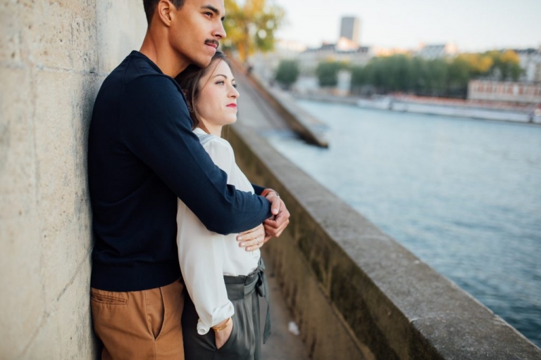 Photographe session engagement Paris