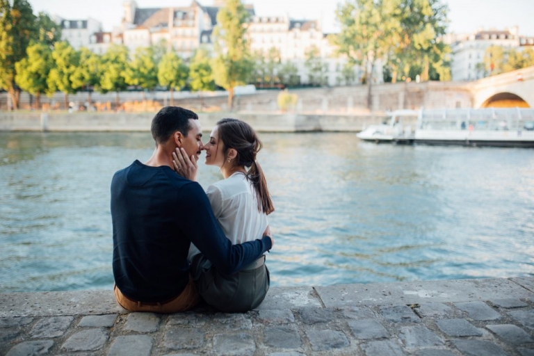 Photographe session engagement Paris