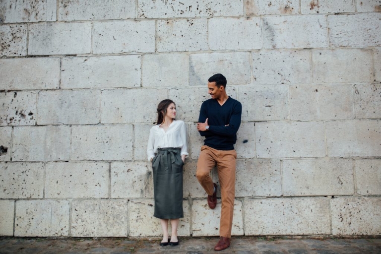 Photographe session engagement Paris