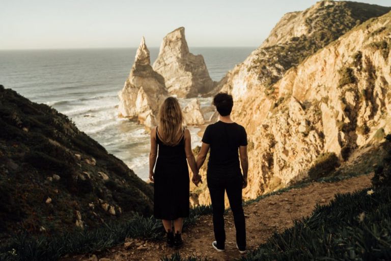 Photographe séance engagement Sintra