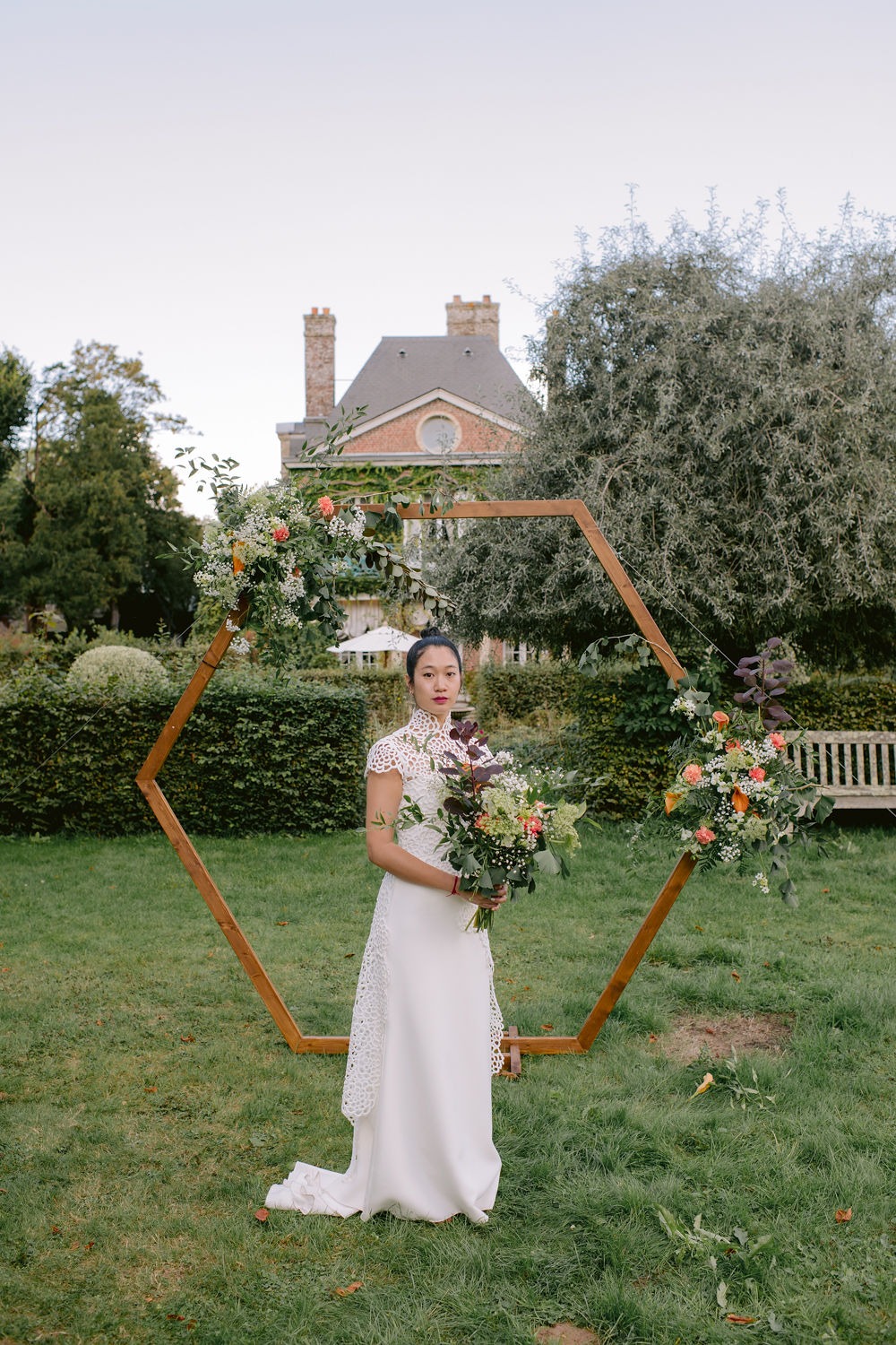 Anna & Arthur wedding at Orangerie Saint-Jean, France, by Alex Tome