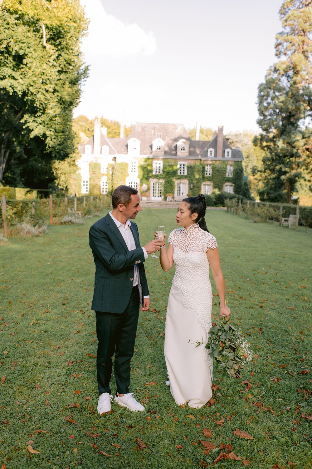 Anna & Arthur wedding at Orangerie Saint-Jean, France, by Alex Tome