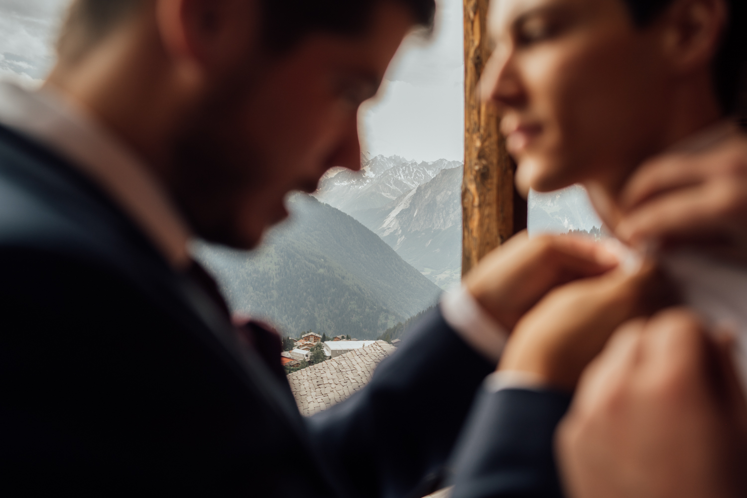 Céline & Adrian wedding at Verbier, Suisse, by Alex Tome