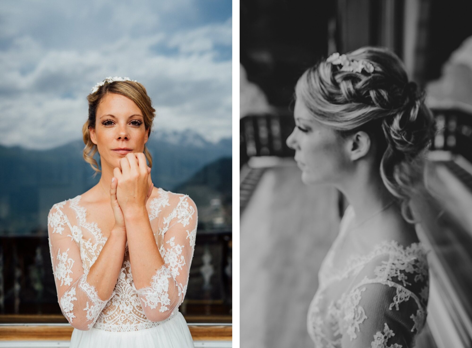 Céline & Adrian wedding at Verbier, Suisse, by Alex Tome