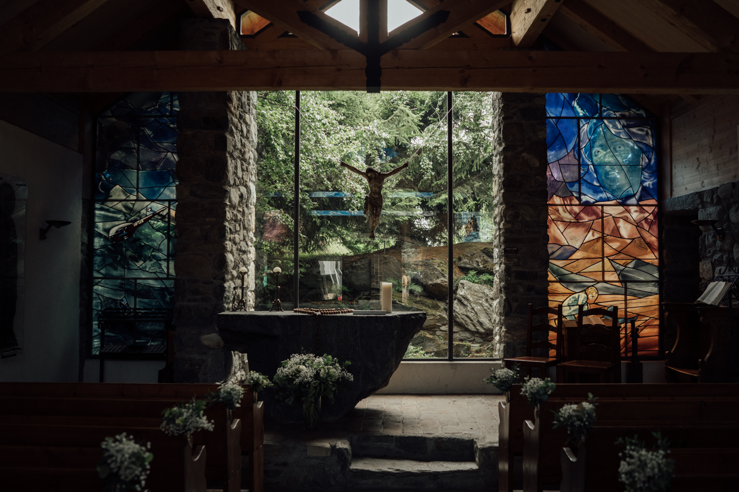 Céline & Adrian wedding at Verbier, Suisse, by Alex Tome