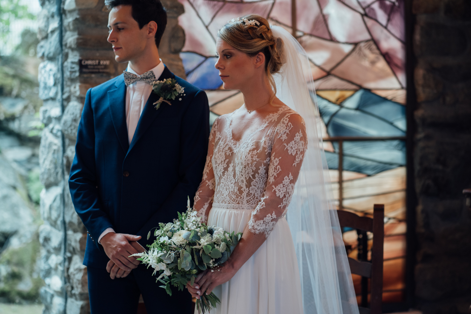 Céline & Adrian wedding at Verbier, Suisse, by Alex Tome