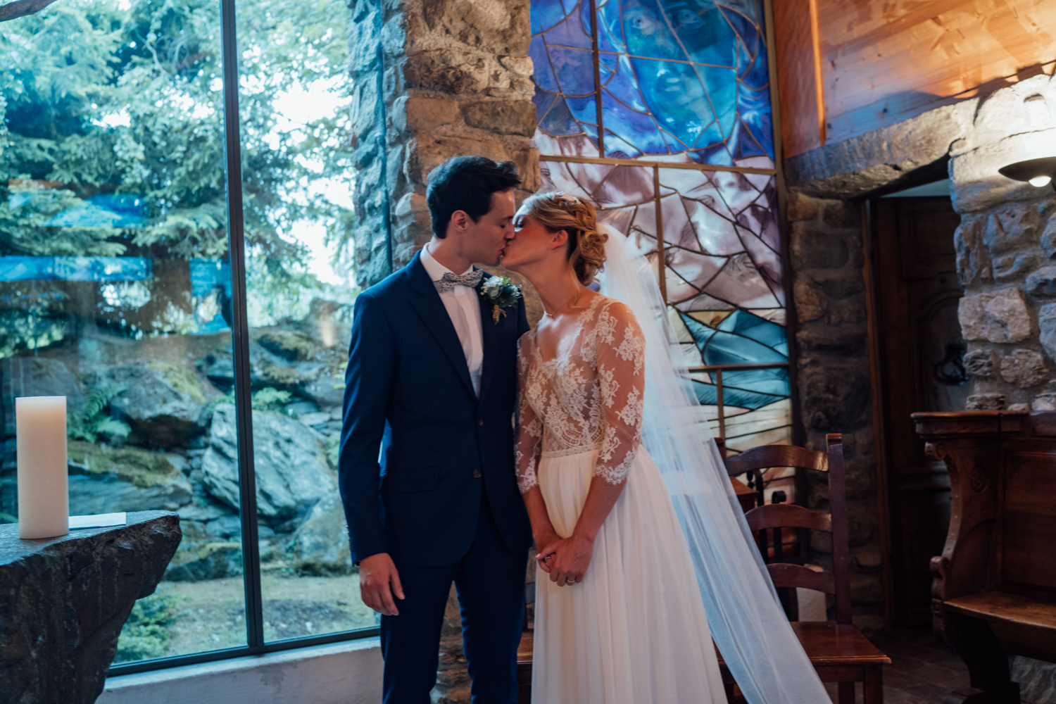 Céline & Adrian wedding at Verbier, Suisse, by Alex Tome