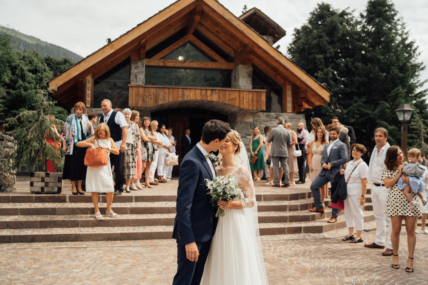 Céline & Adrian wedding at Verbier, Suisse, by Alex Tome