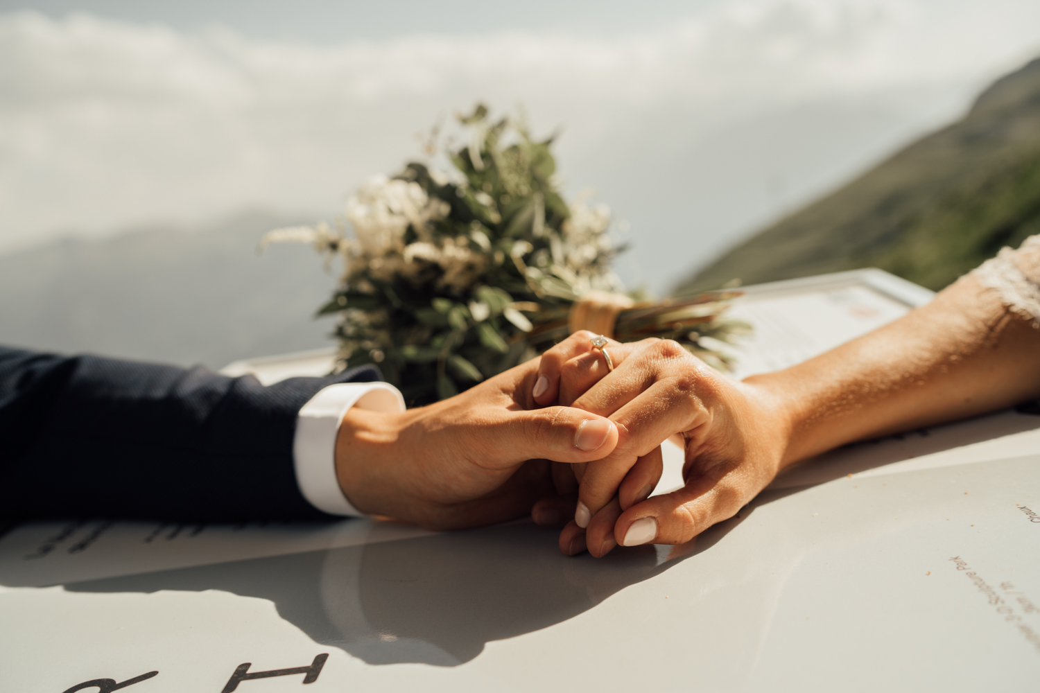 Céline & Adrian wedding at Verbier, Suisse, by Alex Tome