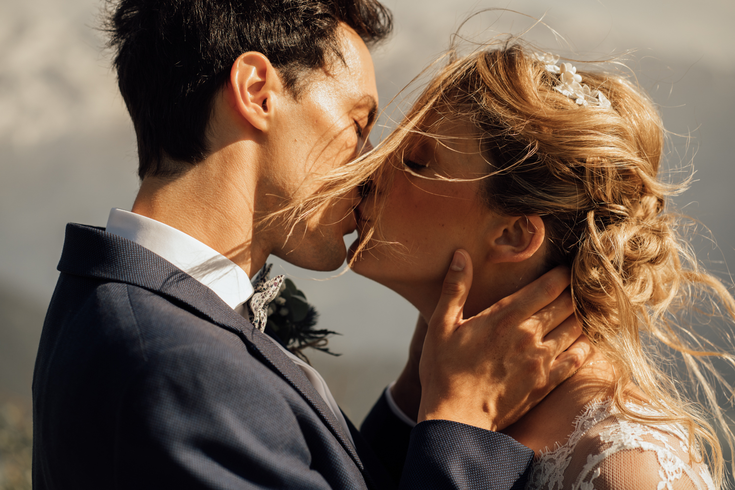 Céline & Adrian wedding at Verbier, Suisse, by Alex Tome