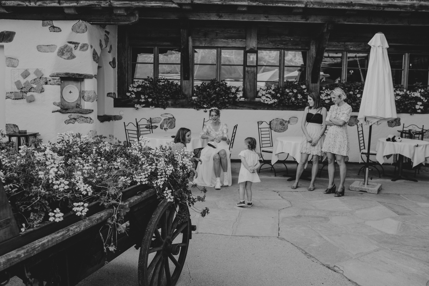 Céline & Adrian wedding at Verbier, Suisse, by Alex Tome