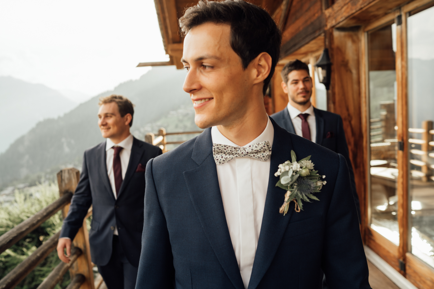 Céline & Adrian wedding at Verbier, Suisse, by Alex Tome
