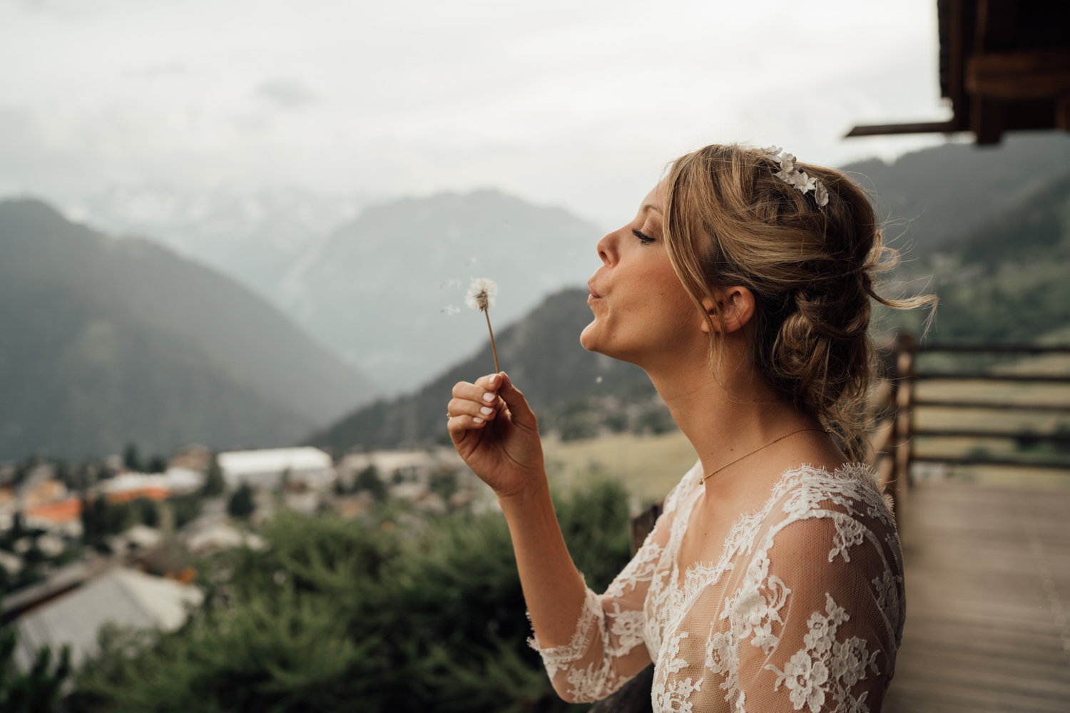 Céline & Adrian wedding at Verbier, Suisse, by Alex Tome