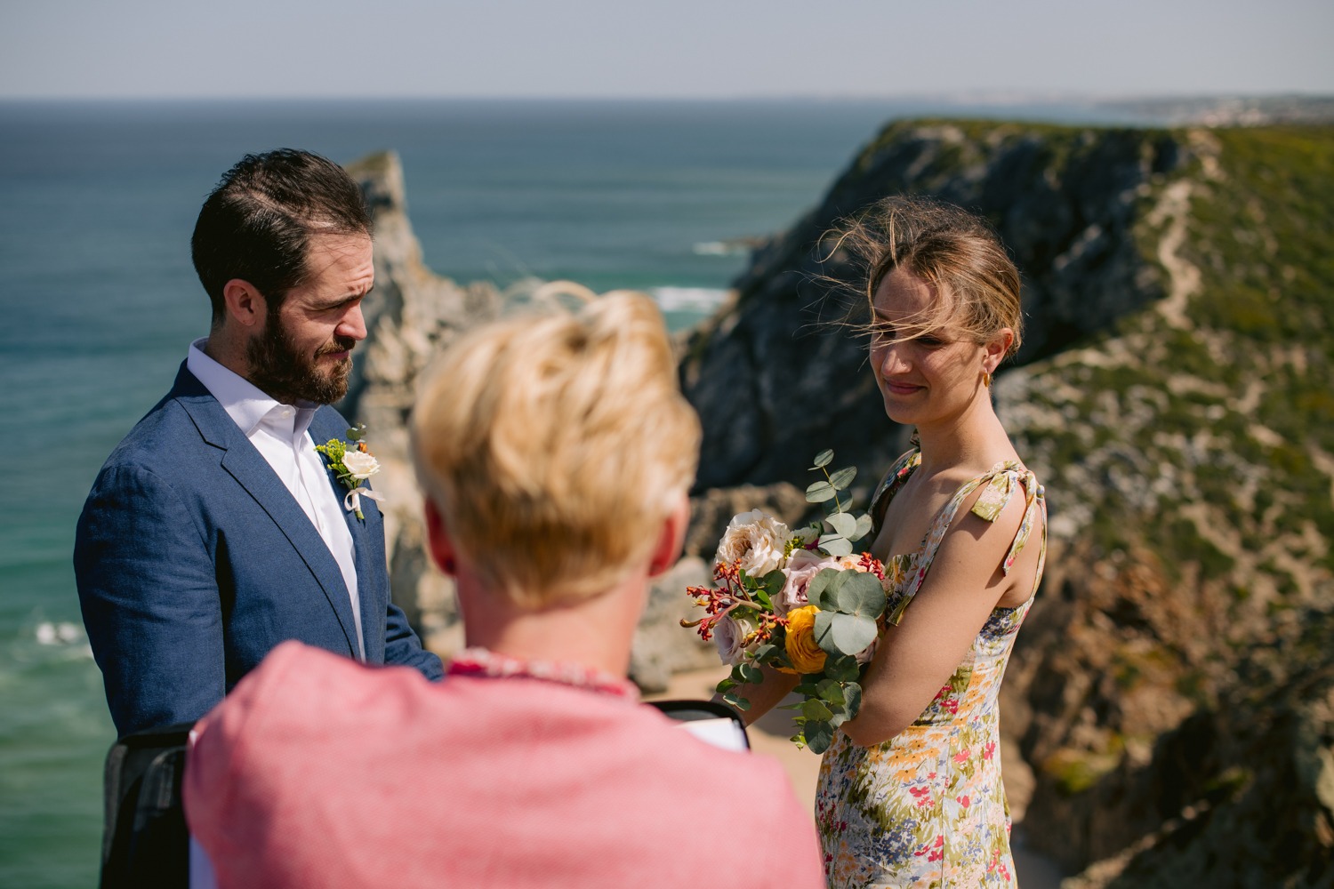 Ingrid & Josh wedding at Praia da Ursa, Sintra, Portugal, by Alex Tome