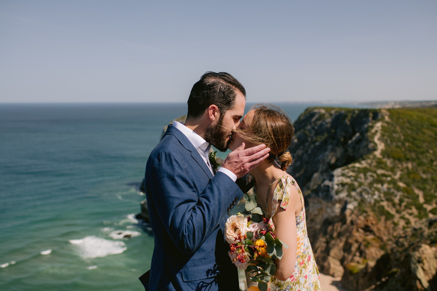 Ingrid & Josh wedding at Praia da Ursa, Sintra, Portugal, by Alex Tome