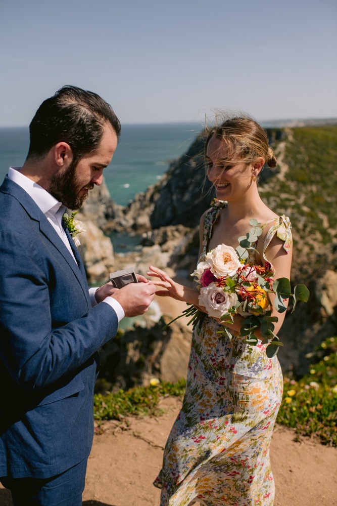 Ingrid & Josh wedding at Praia da Ursa, Sintra, Portugal, by Alex Tome