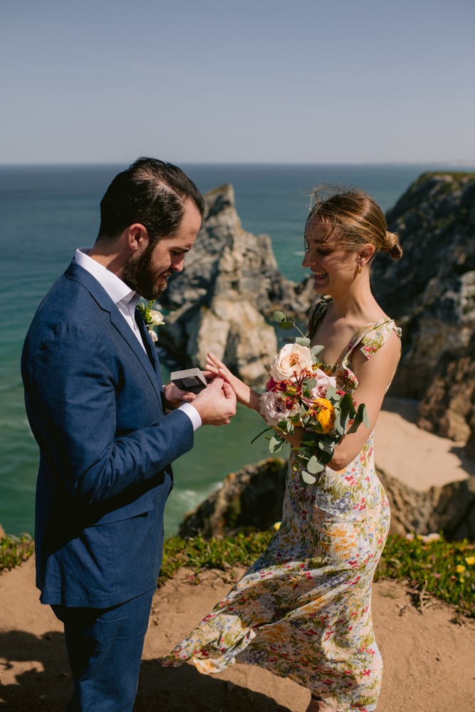 Ingrid & Josh wedding at Praia da Ursa, Sintra, Portugal, by Alex Tome