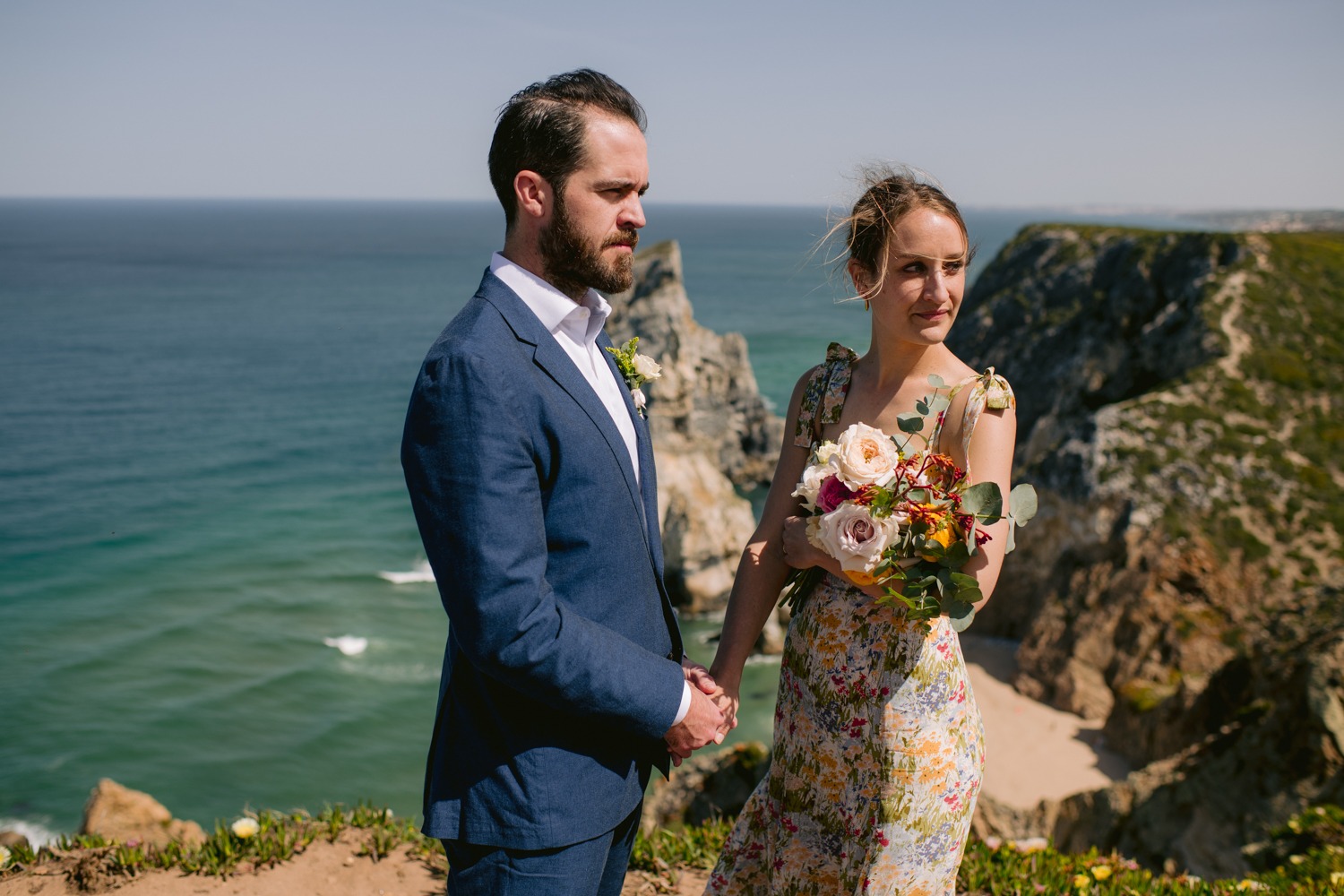 Ingrid & Josh wedding at Praia da Ursa, Sintra, Portugal, by Alex Tome
